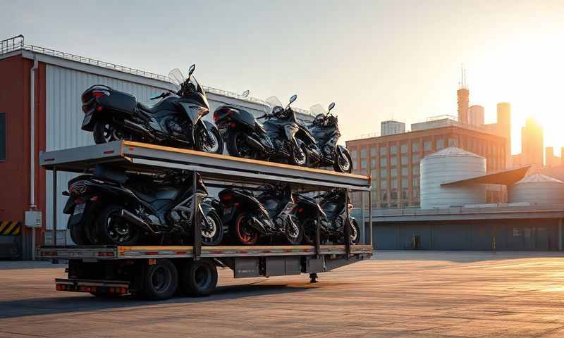 Coralville, Iowa motorcycle shipping transporter