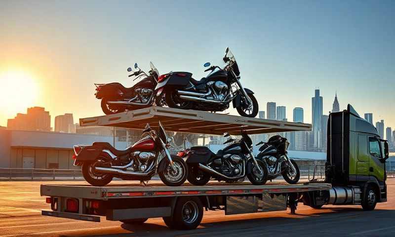 Council Bluffs, Iowa motorcycle shipping transporter