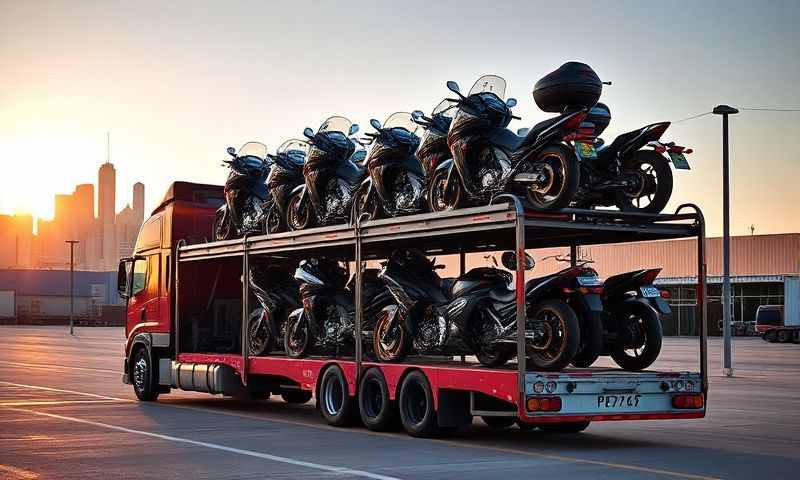 Des Moines, Iowa motorcycle shipping transporter