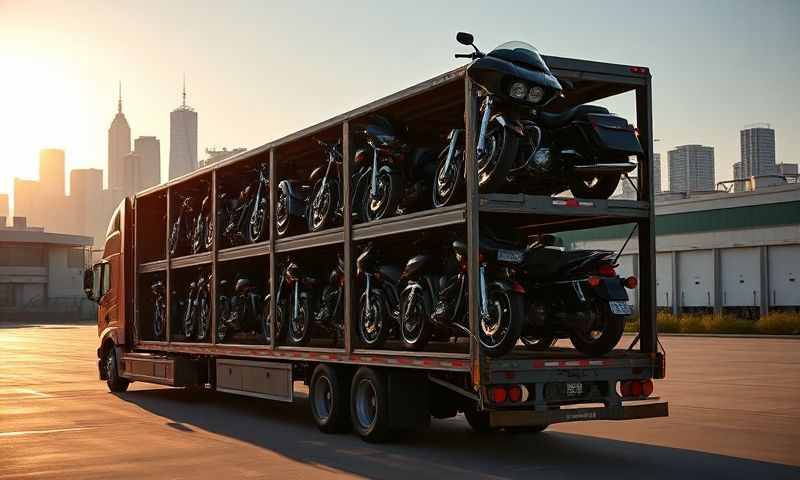 Iowa City, Iowa motorcycle shipping transporter