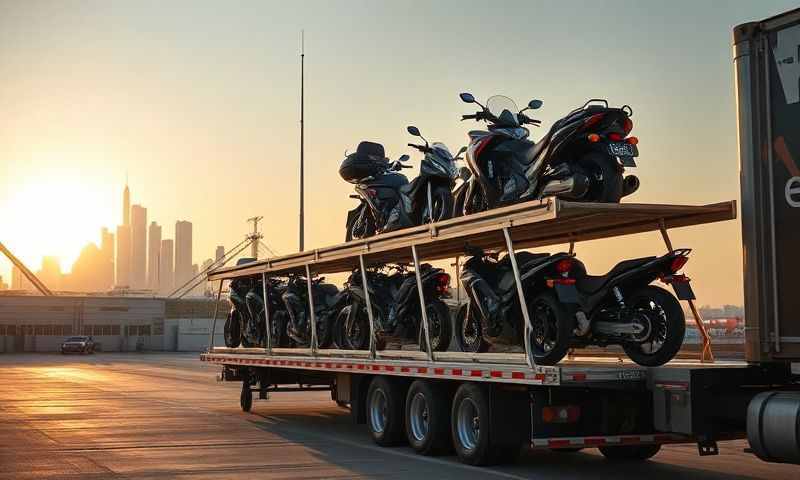 Johnston, Iowa motorcycle shipping transporter