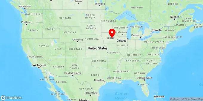 Map of Marshalltown, Iowa, United States