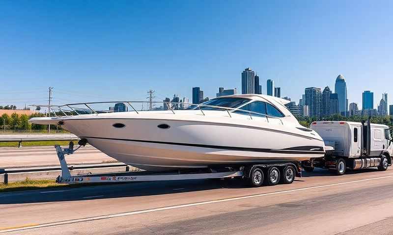 Mason City, Iowa boat transporter