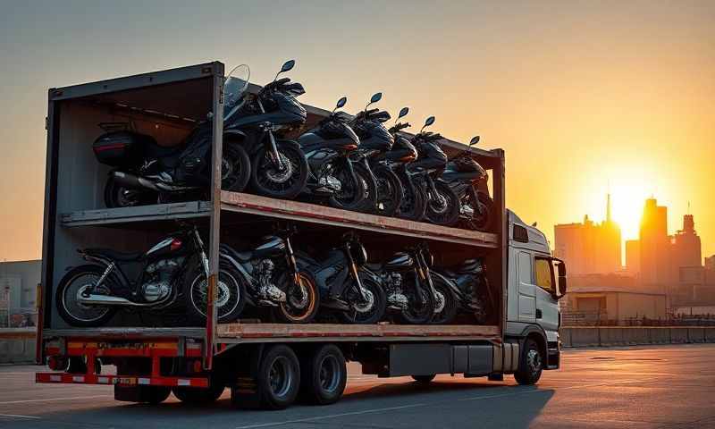 Newton, Iowa motorcycle shipping transporter