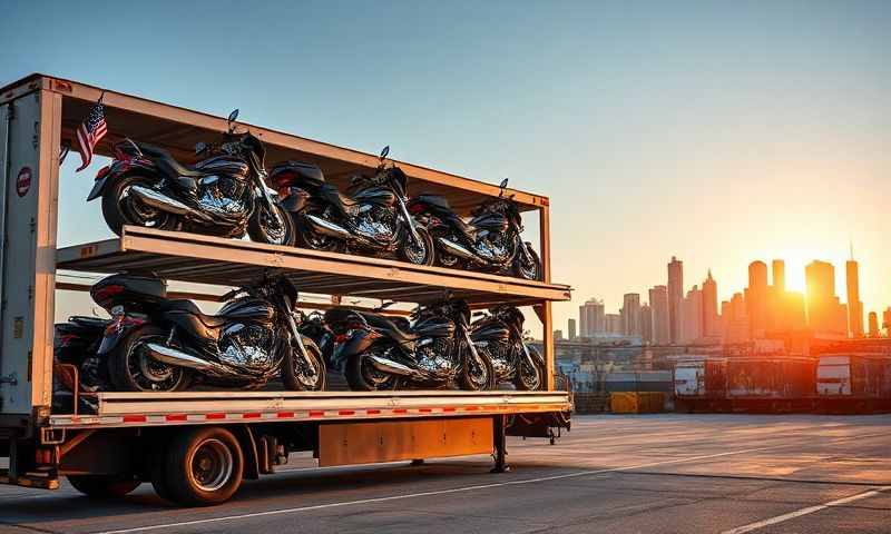 North Liberty, Iowa motorcycle shipping transporter