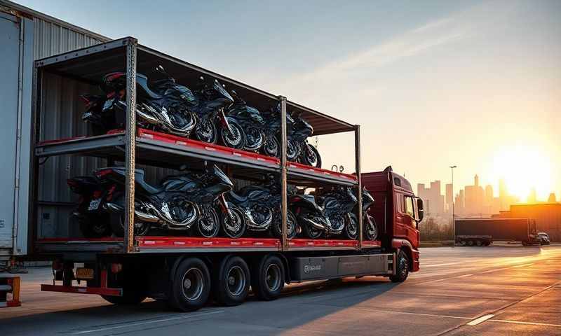 Waterloo, Iowa motorcycle shipping transporter