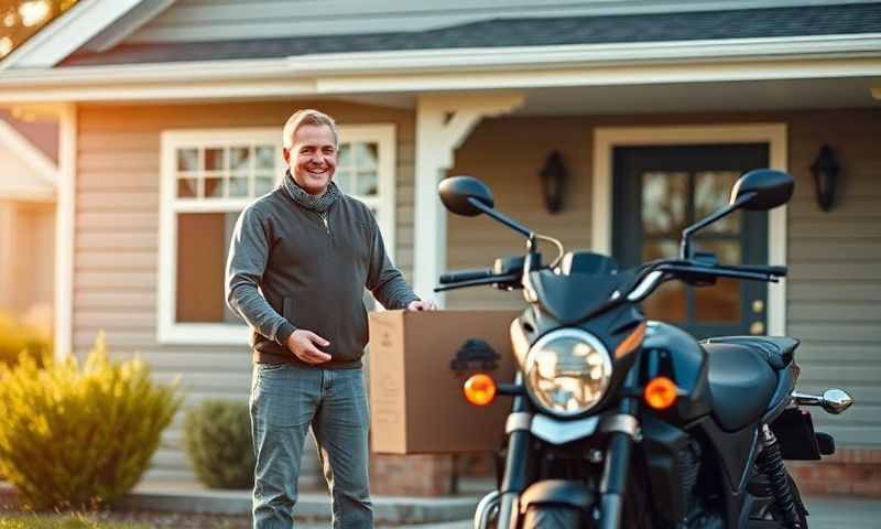 West Des Moines, Iowa motorcycle transporter