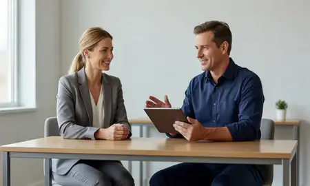 Customer discussing car shipping options in Andover, Kansas, United States