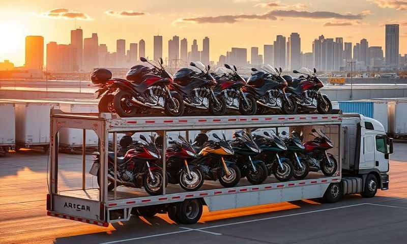 Derby, Kansas motorcycle shipping transporter