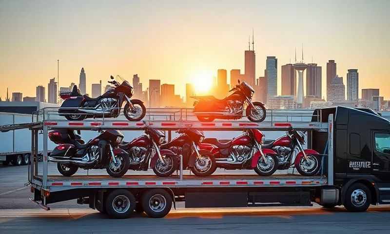 Emporia, Kansas motorcycle shipping transporter