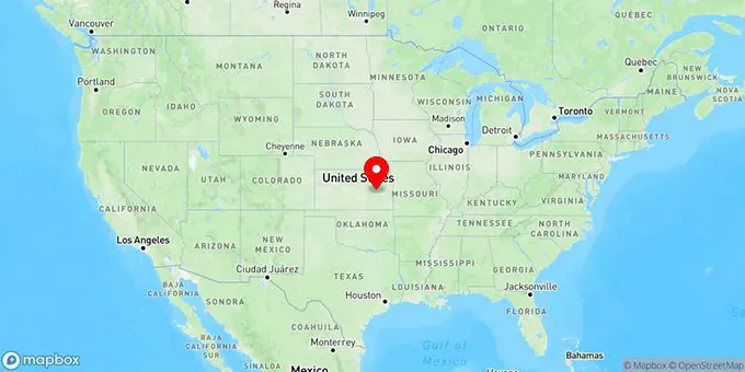 Map of Emporia, Kansas, United States