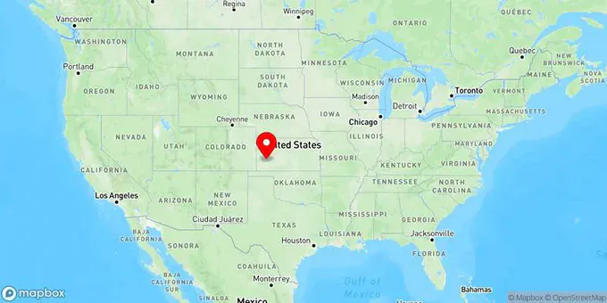 Map of Garden City, Kansas, United States