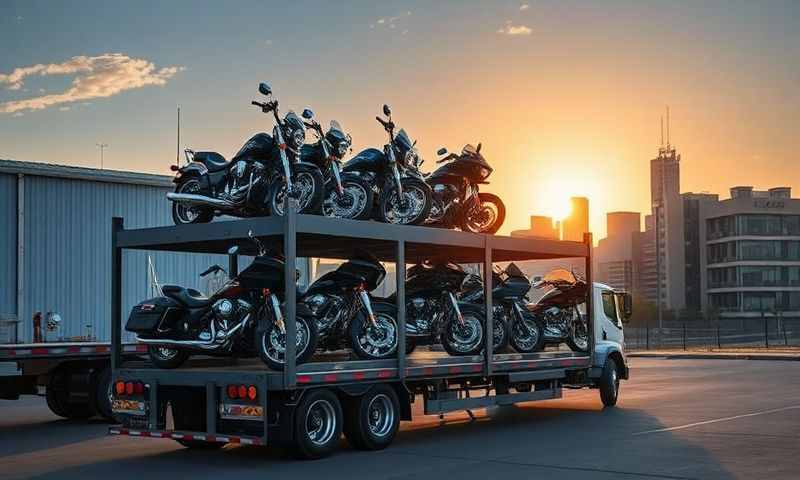 Hays, Kansas motorcycle shipping transporter