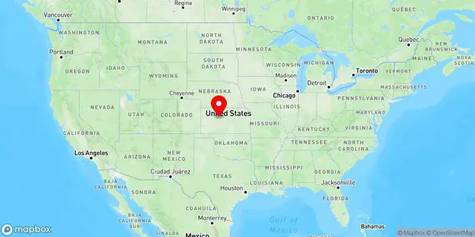 Map of Hays, Kansas, United States