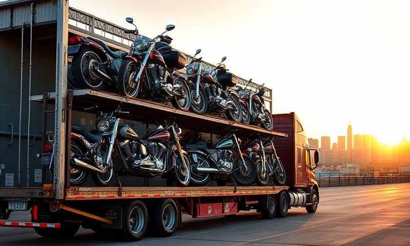 Hutchinson, Kansas motorcycle shipping transporter