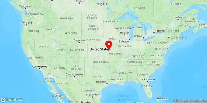 Map of Kansas City, Kansas, United States