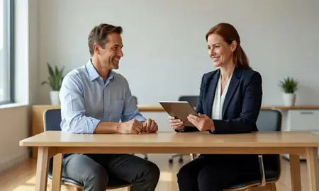 Customer discussing car shipping options in Lawrence, Kansas, United States