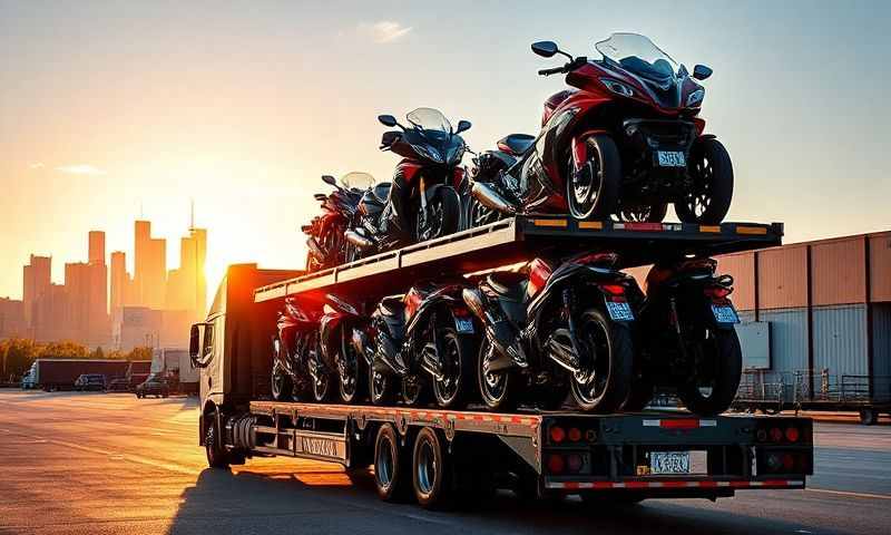 Leavenworth, Kansas motorcycle shipping transporter