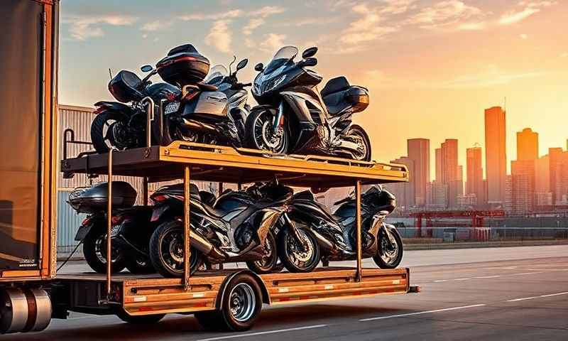 Leawood, Kansas motorcycle shipping transporter