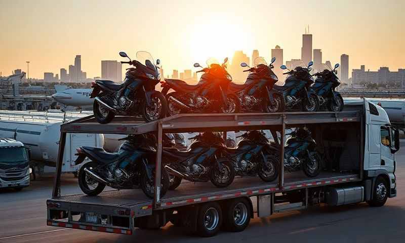 Newton, Kansas motorcycle shipping transporter