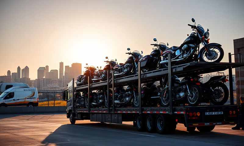 Topeka, Kansas motorcycle shipping transporter