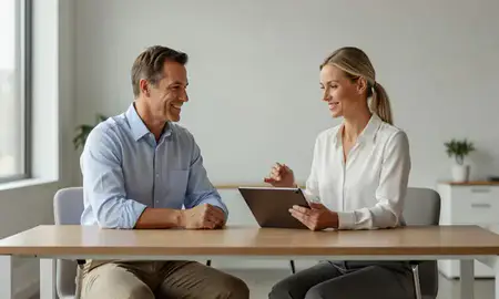 Customer discussing car shipping options in Wichita, Kansas, United States