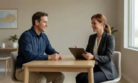 Customer discussing car shipping options in Kentucky, United States