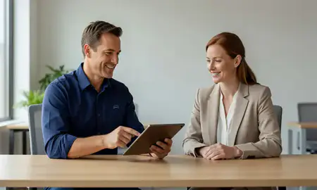 Customer discussing car shipping options in Bowling Green, Kentucky, United States