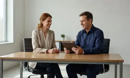 Customer discussing car shipping options in Burlington, Kentucky, United States