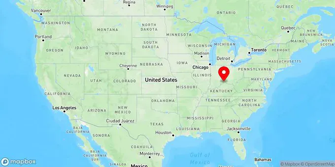 Map of Burlington, Kentucky, United States