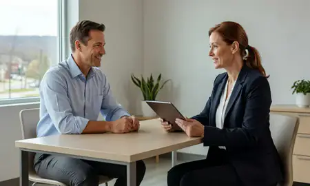 Customer discussing car shipping options in Fort Thomas, Kentucky, United States