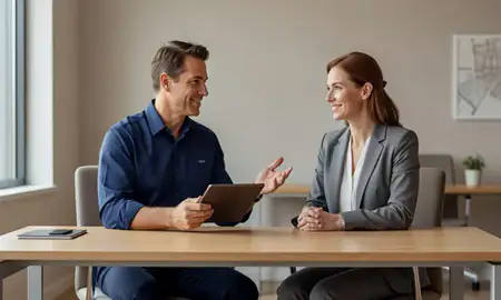 Customer discussing car shipping options in Richmond, Kentucky, United States