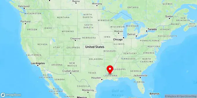 Map of Alexandria, Louisiana, United States