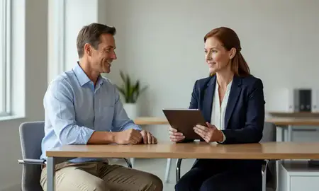 Customer discussing car shipping options in Hammond, Louisiana, United States