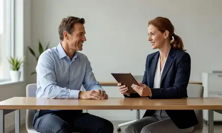 Customer discussing car shipping options in Lafayette, Louisiana, United States