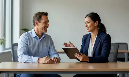Customer discussing car shipping options in Monroe, Louisiana, United States