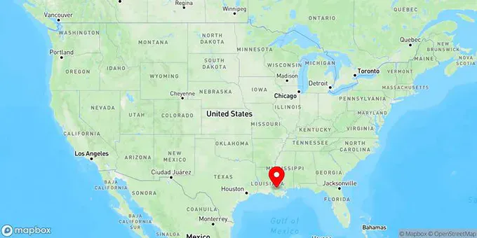 Map of Prairieville, Louisiana, United States