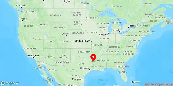 Map of Shreveport, Louisiana, United States