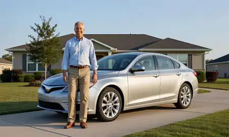 Customer with their delivered car in Terrytown, Louisiana, United States
