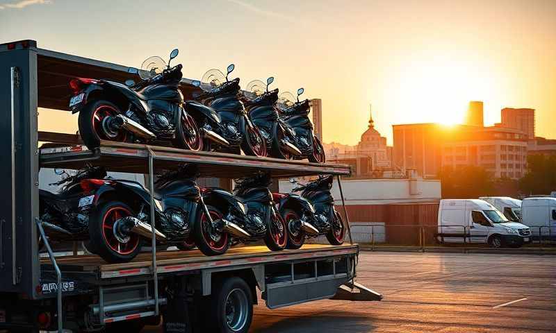 Maine motorcycle shipping transporter