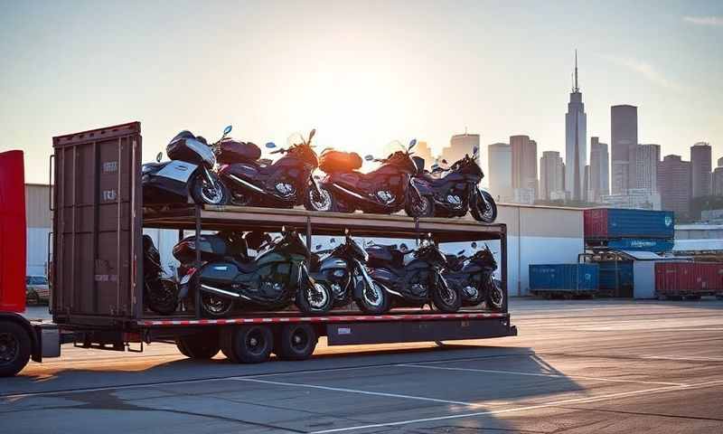 Auburn, Maine motorcycle shipping transporter