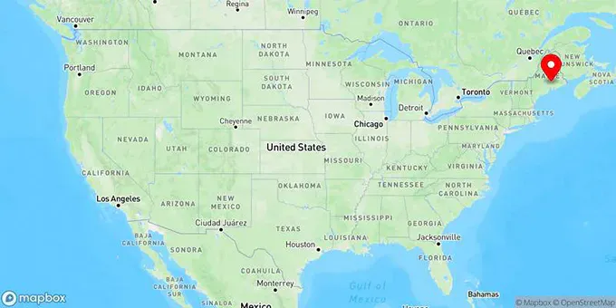 Map of Bangor, Maine, United States