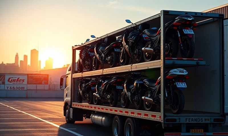 Bath, Maine motorcycle shipping transporter