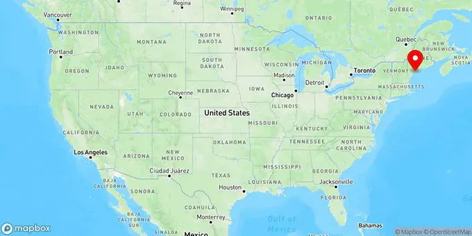 Map of Bath, Maine, United States