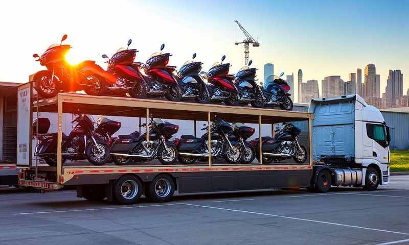 Belfast, Maine motorcycle shipping transporter