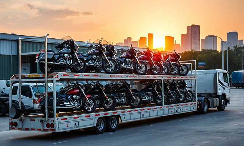 Brewer, Maine motorcycle shipping transporter