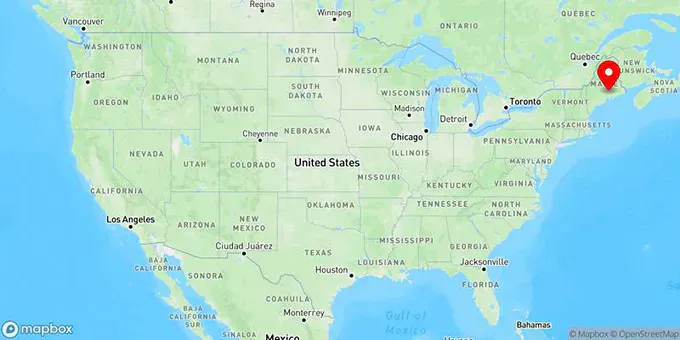 Map of Brewer, Maine, United States