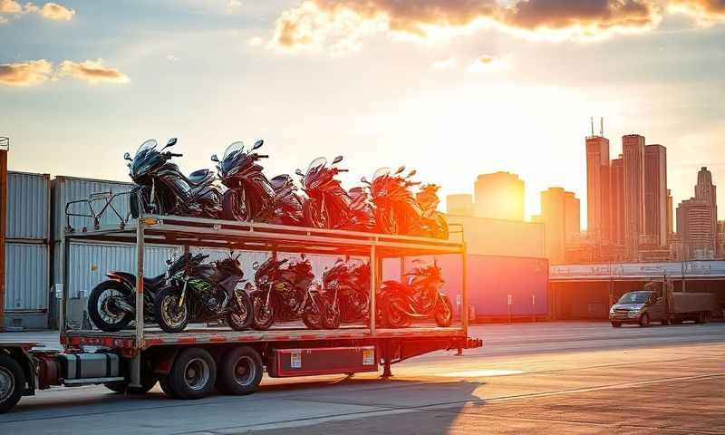 Calais, Maine motorcycle shipping transporter