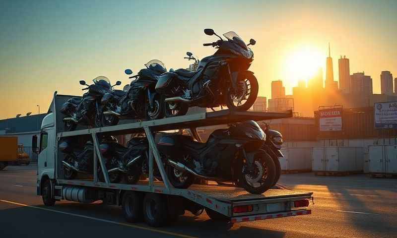 Rockland, Maine motorcycle shipping transporter