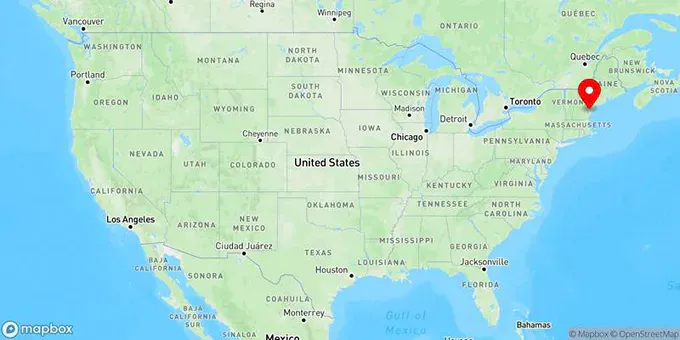 Map of Sanford, Maine, United States